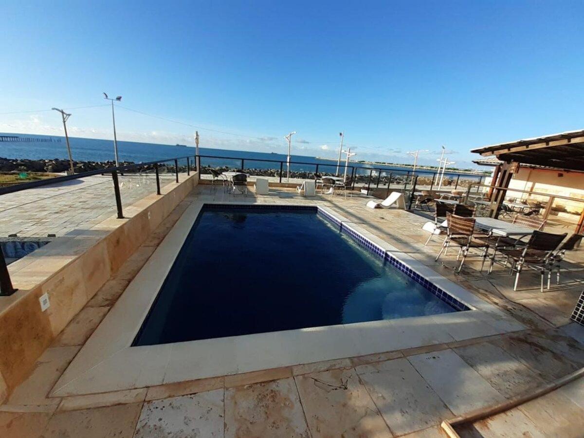 Ferienwohnung 205 Flat Mobiliado Com Vista Lateral Mar Na Praia De Iracema Fortaleza  Exterior foto